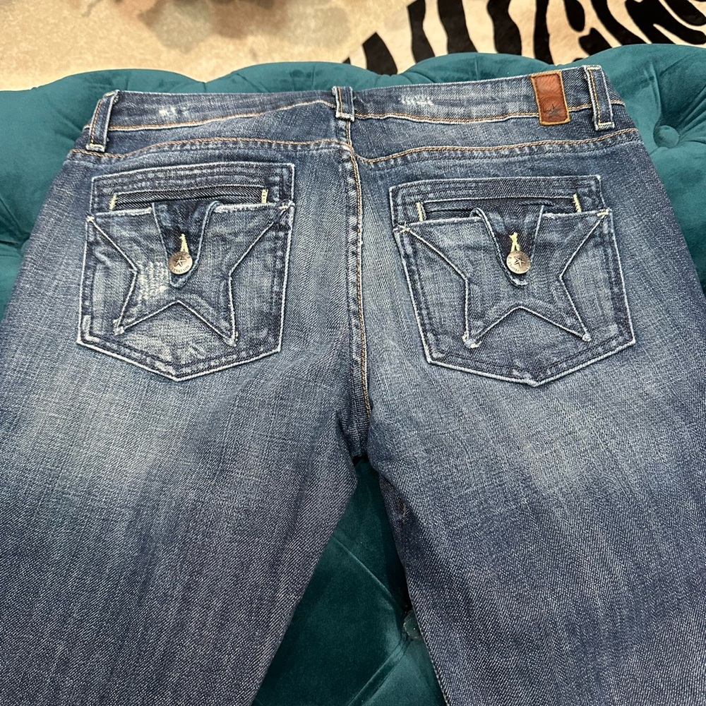 Big star woman’s Denim Jeans with Star Detail Sz 29